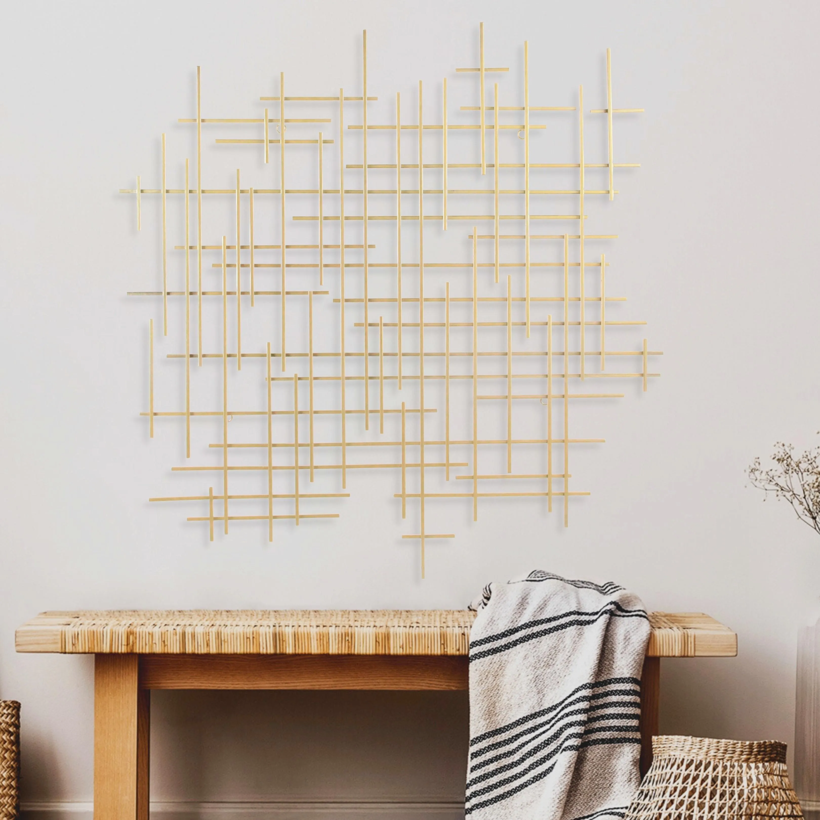 5798GD - Iquara Abstract Art - Gold