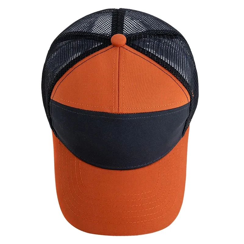 Adjustable Blank Baseball Cap Splicing Colors