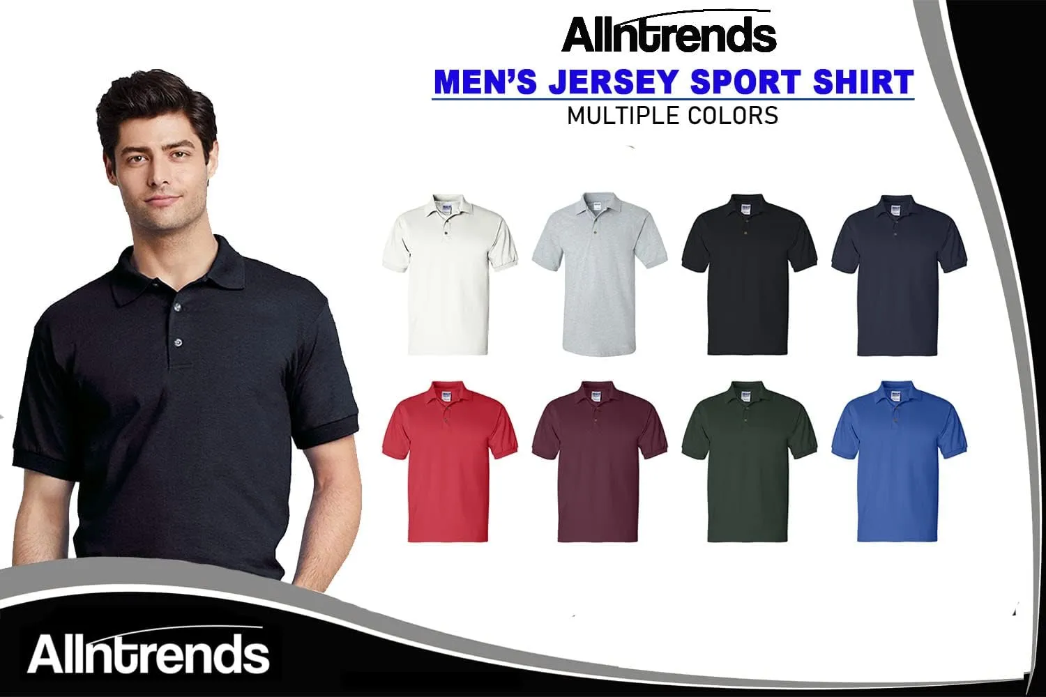 ALLNTRENDS Men's Polo T Shirt Forest Service Embroidered USDA National US Tee