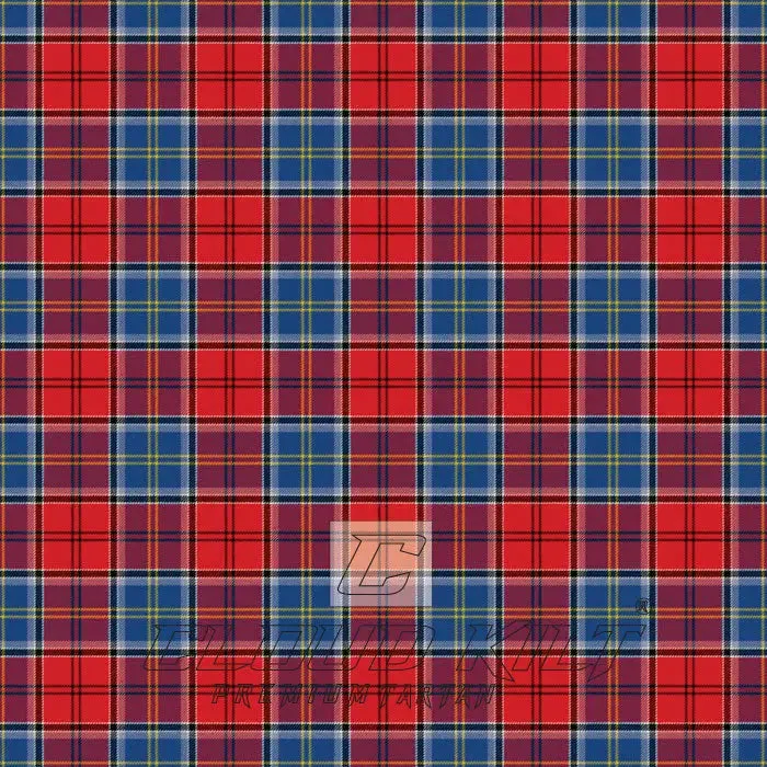 Asman Red Premium Tartan Kilt