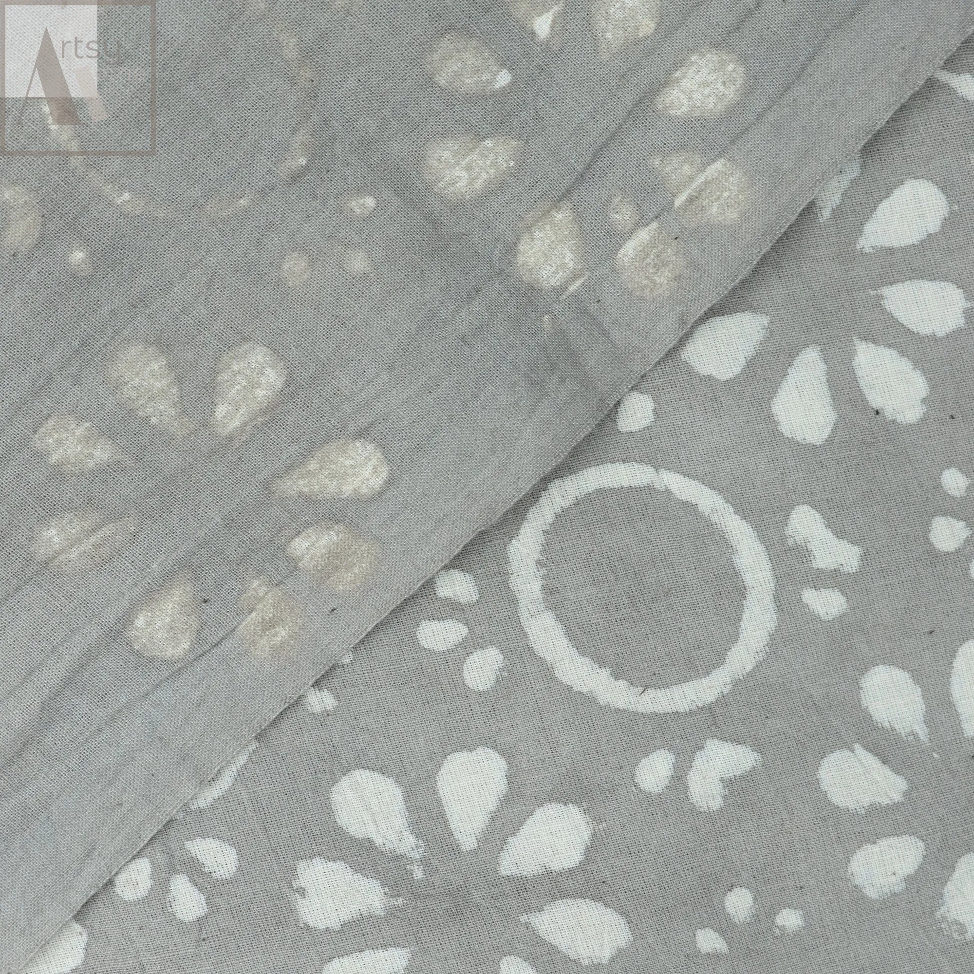 Block Printed Voile Soft Cotton Fabric