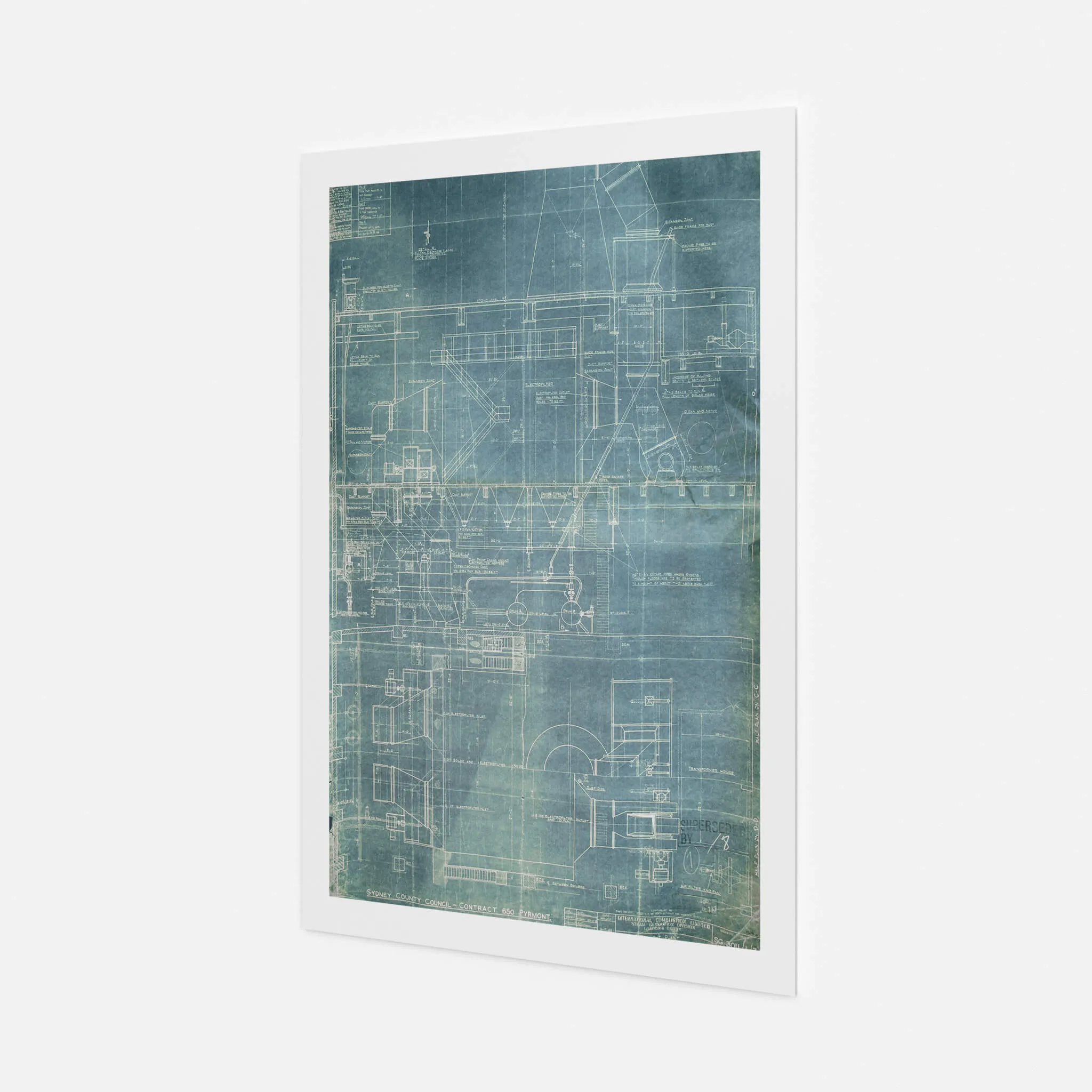 Boiler Blueprint | White Bay Power Station
