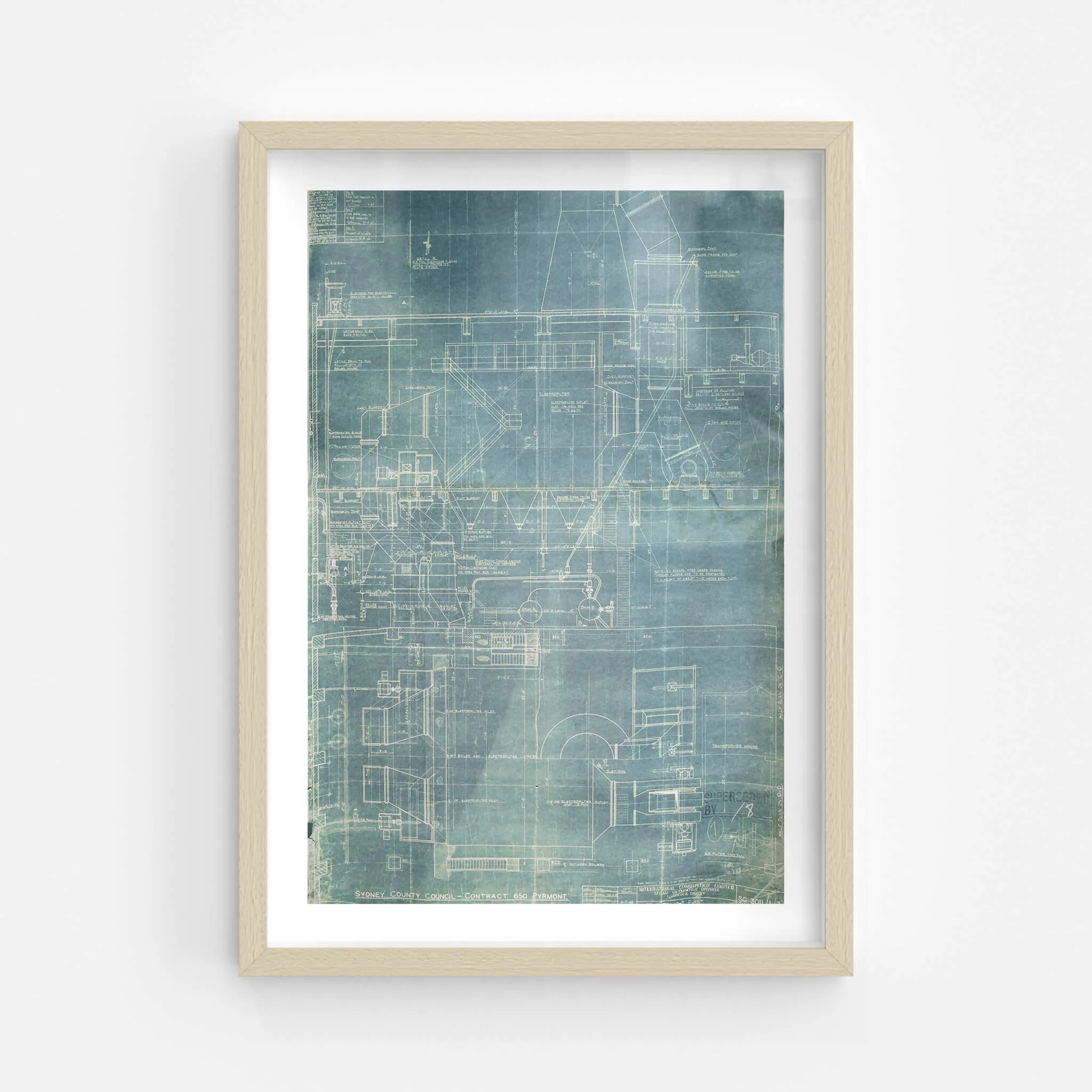 Boiler Blueprint | White Bay Power Station