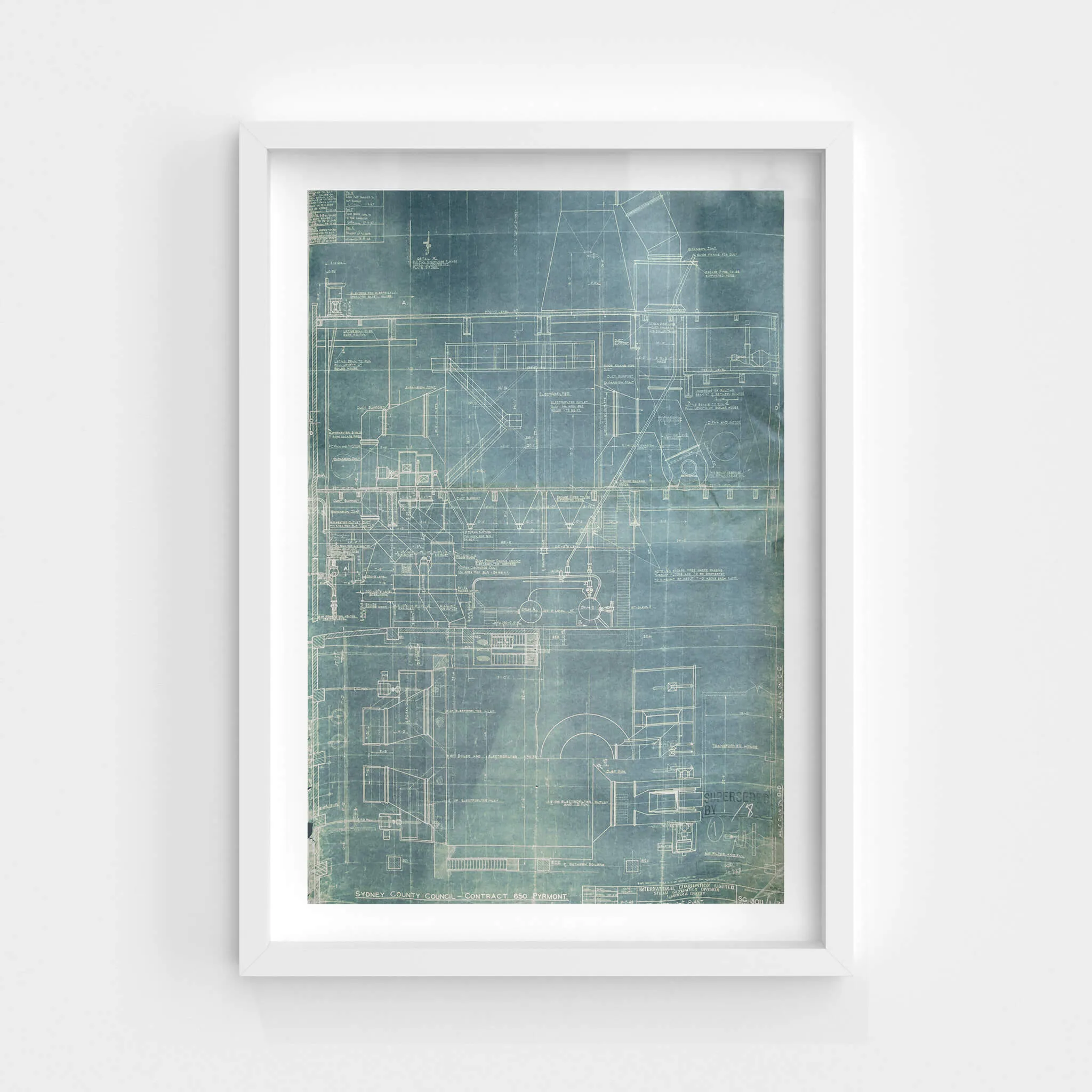 Boiler Blueprint | White Bay Power Station