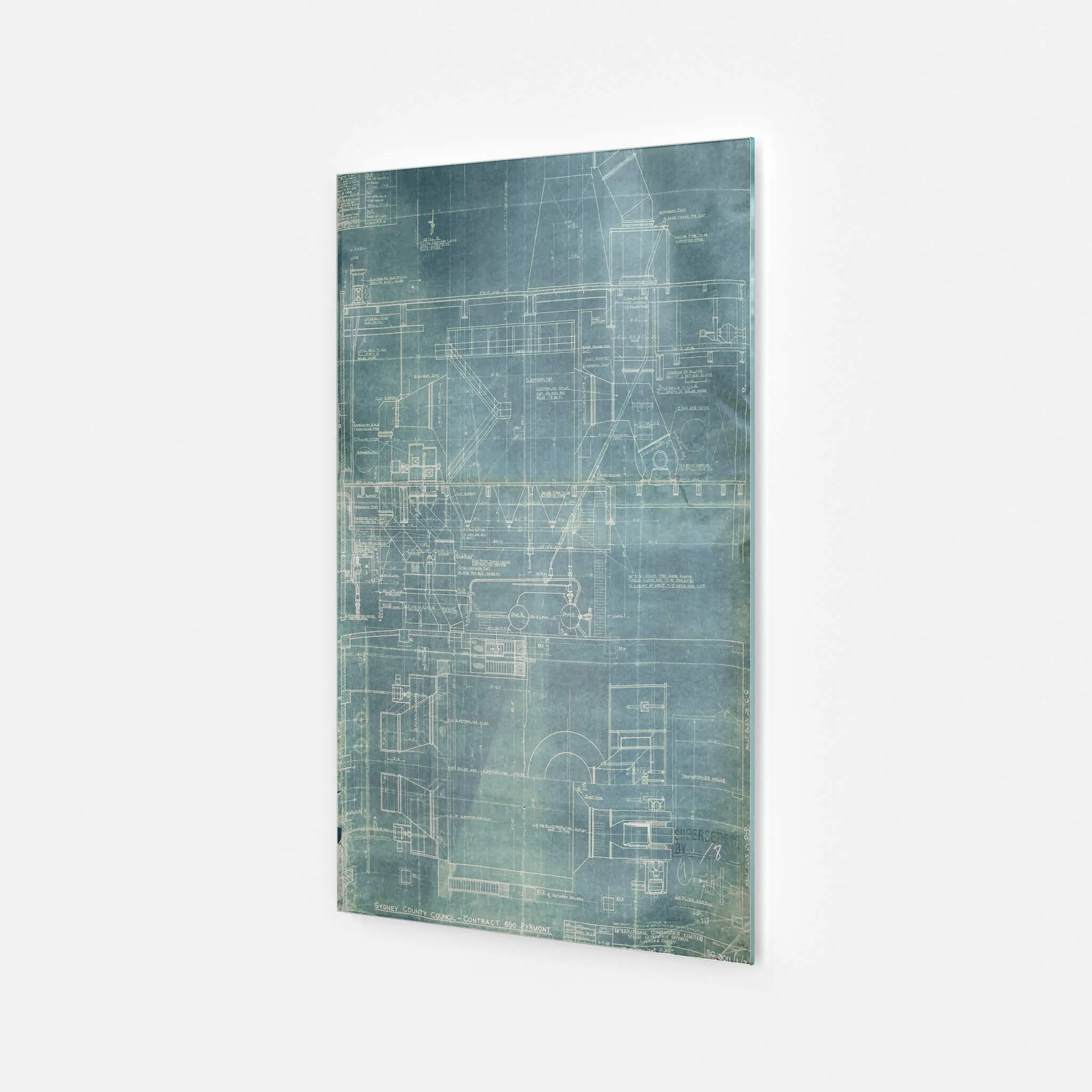 Boiler Blueprint | White Bay Power Station