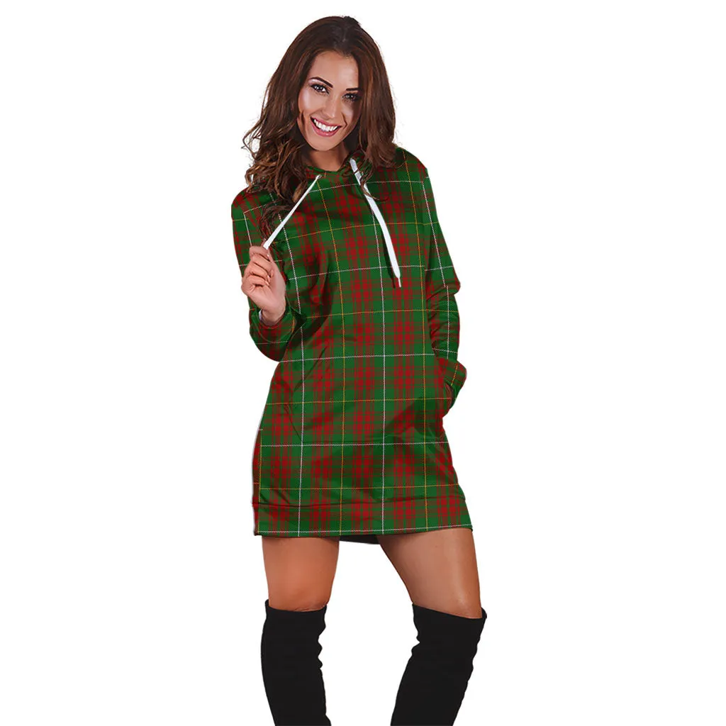 Bruce Hunting Tartan Hoodie Dress
