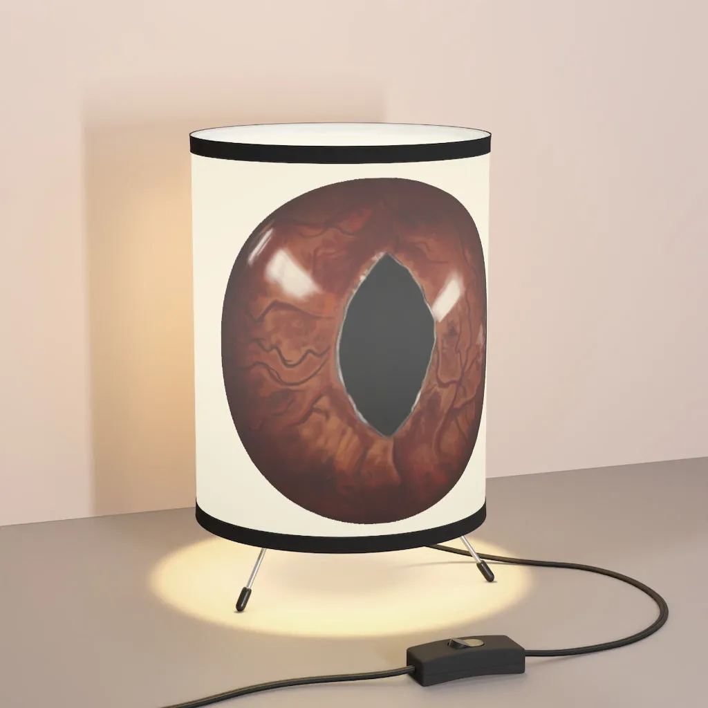 Cat Eyes Tripod Lamp with High-Res Printed Shade, US\CA plug