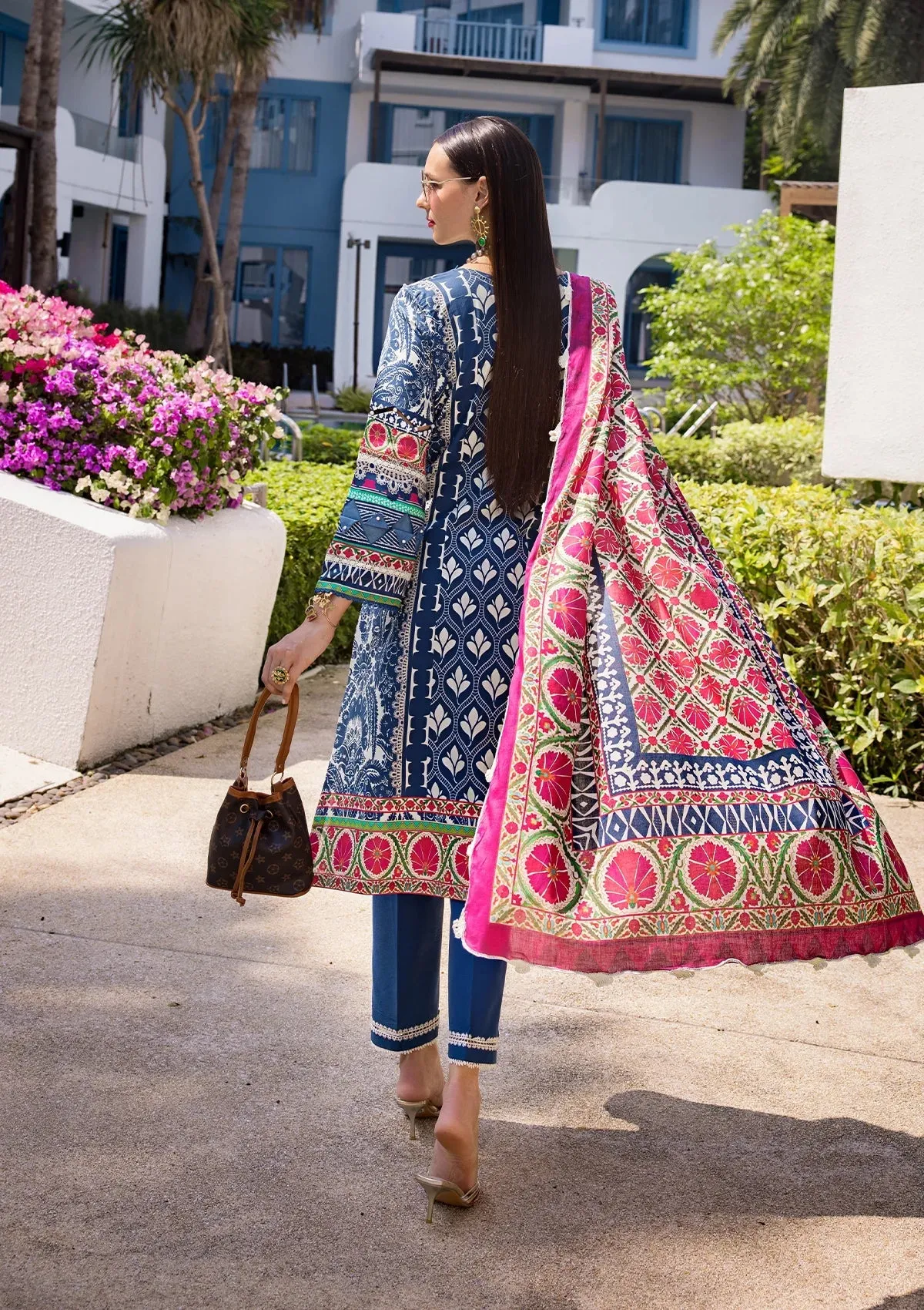 Elaf Prints Lawn Collection – EOP-07B ELNAZ