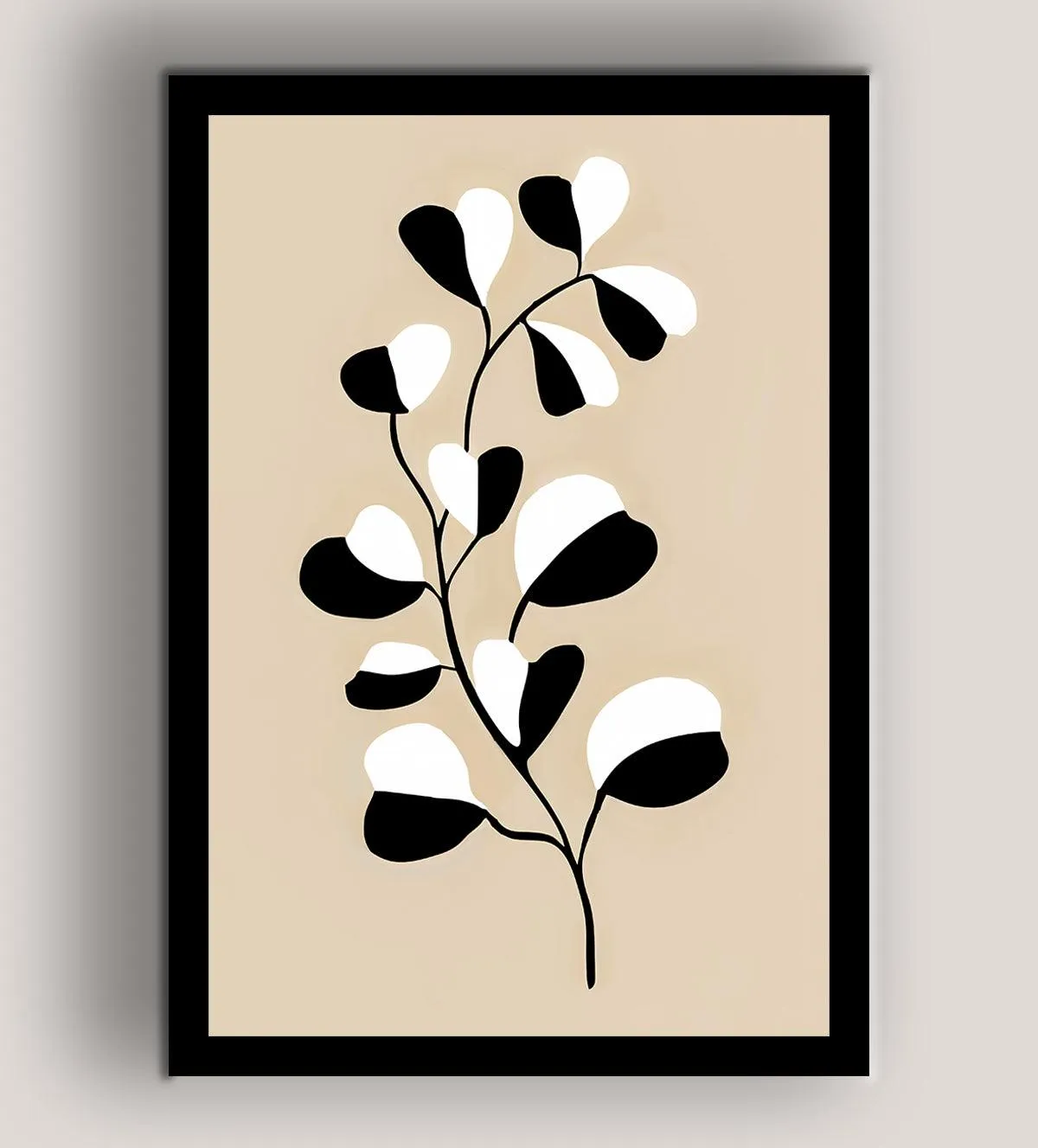 Elegant Echoes: Trio Minimalist Botanical Wall Art