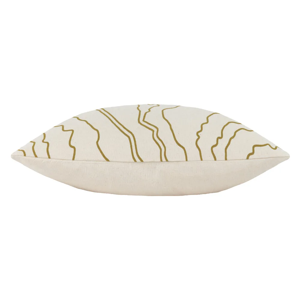 Elise Geometric Cushion Nougat