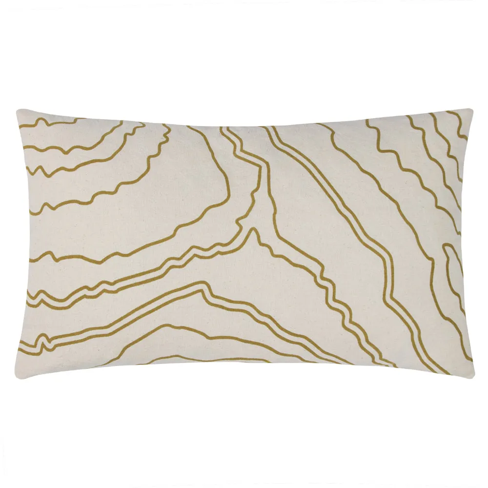 Elise Geometric Cushion Nougat