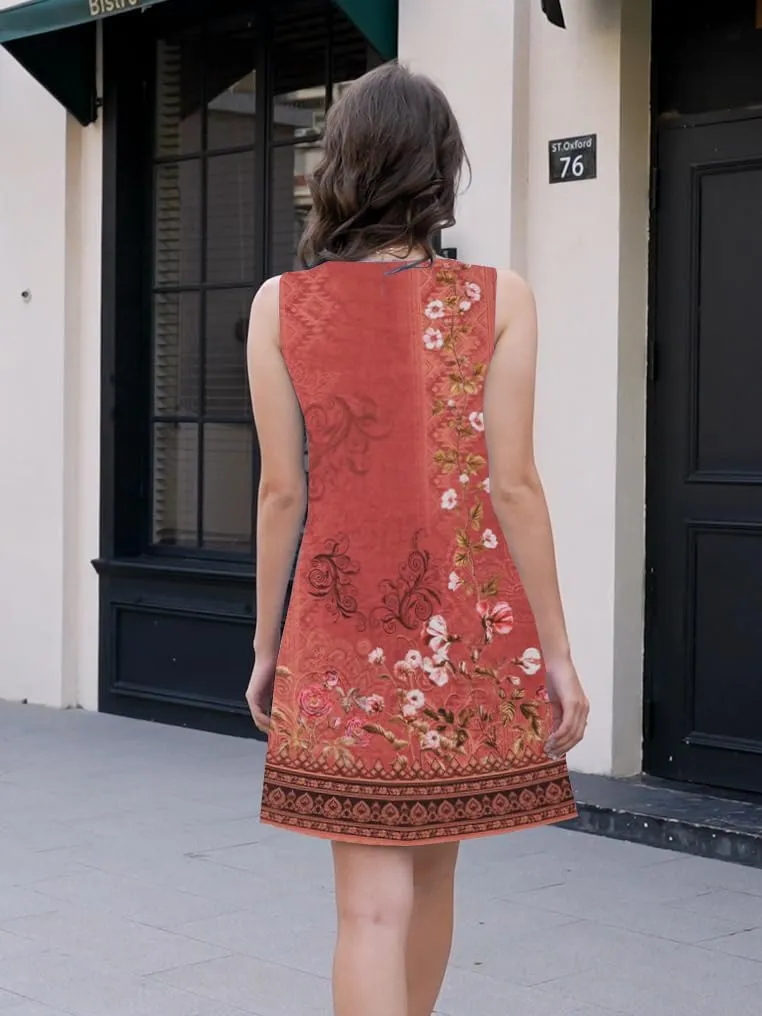 ETCYY Sun Dresses for Women 2025 Vacation Beach Swimsuit Coverups Sundresses Button Down Sleeveless Summer Dress