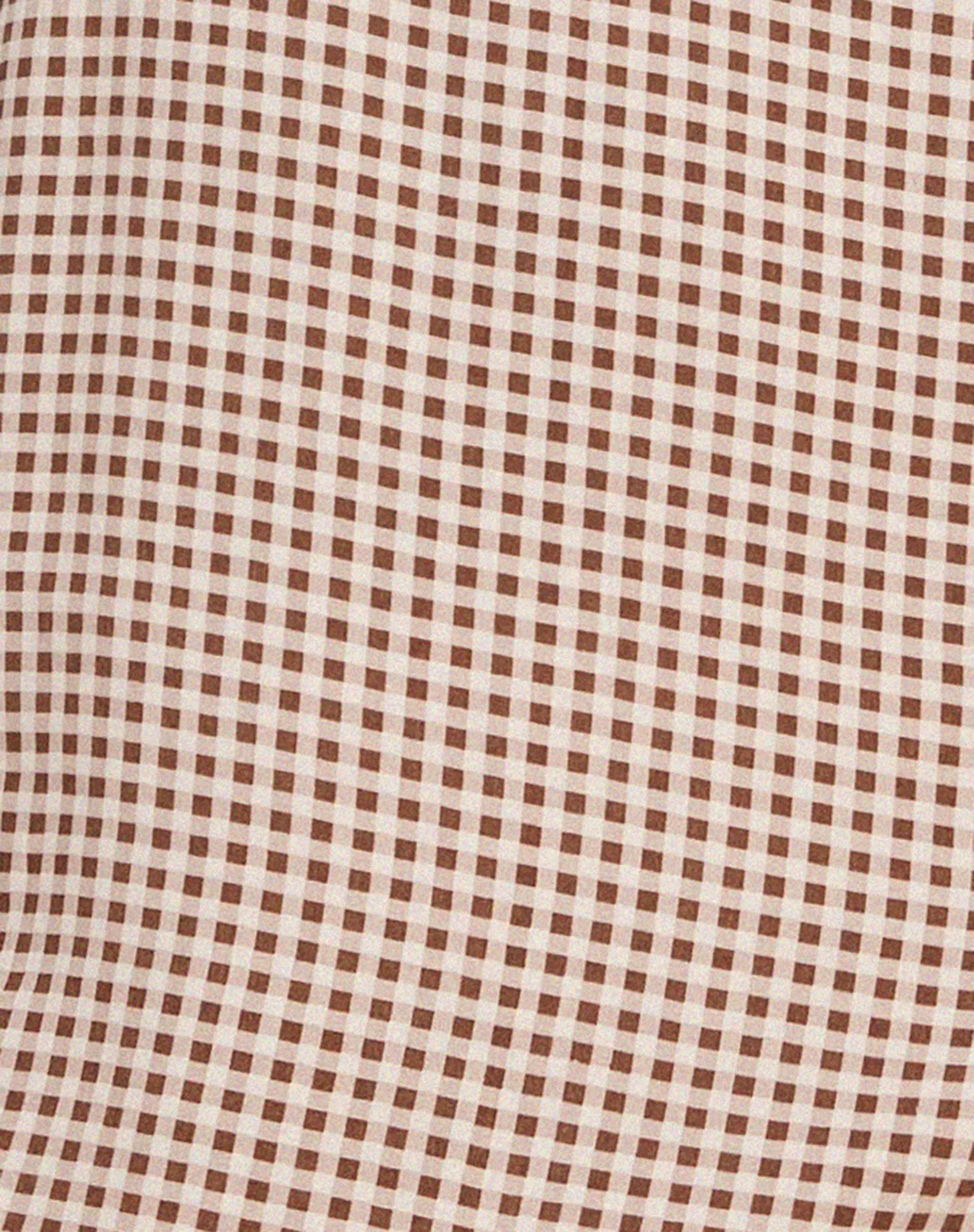 Galaca Mini Dress in Mini Gingham