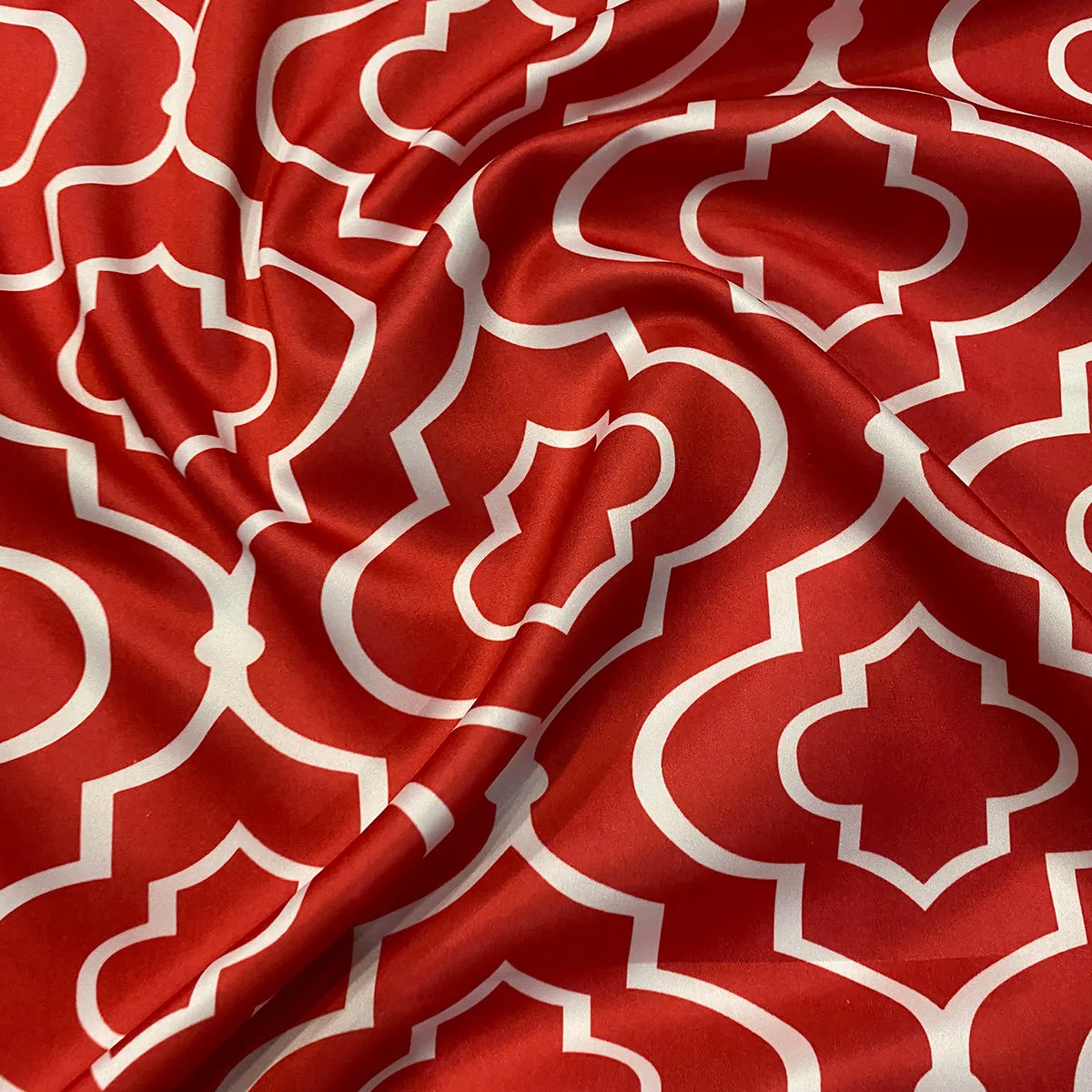 Gatsby Print (Lamour) Wholesale Fabric in Red