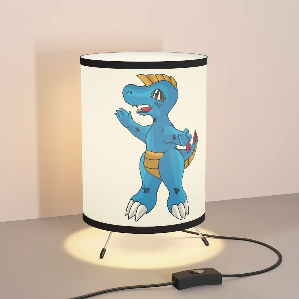 Goldile Tripod Lamp with High-Res Printed Shade, US/CA plug