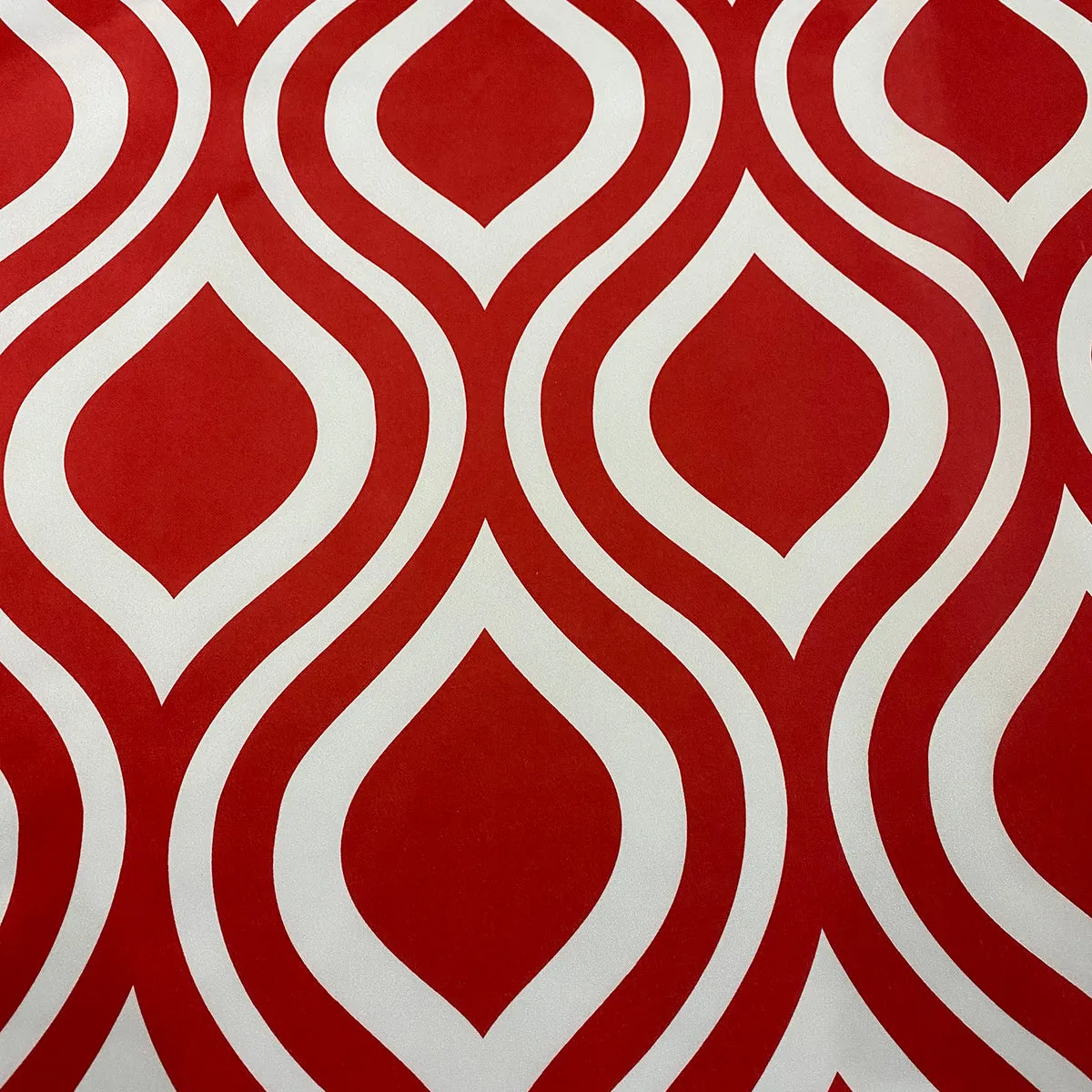 Groovy Print (Lamour) Table Runner in Red