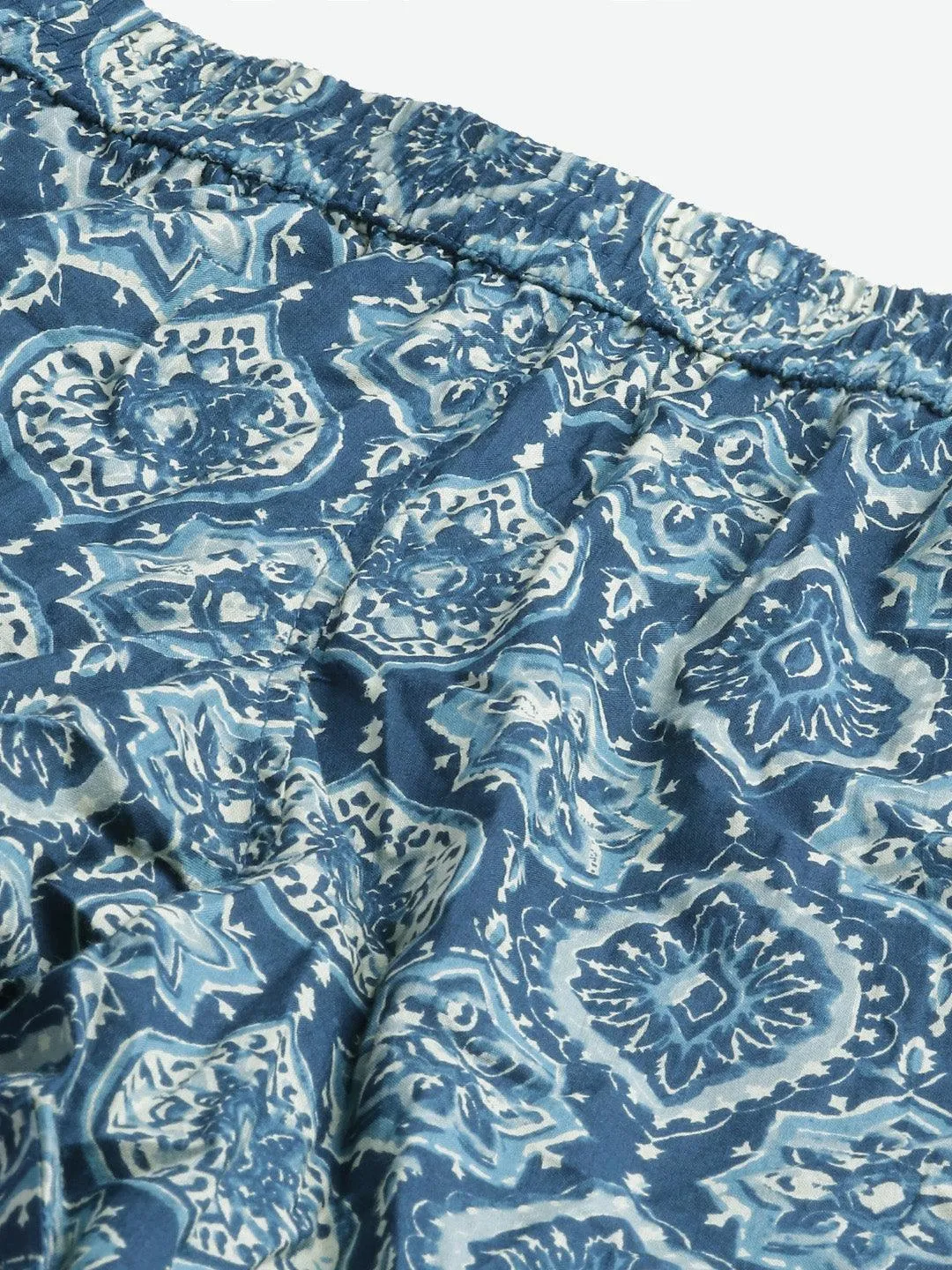 Jashvi  Indigo Cotton Nightwear/Loungewear