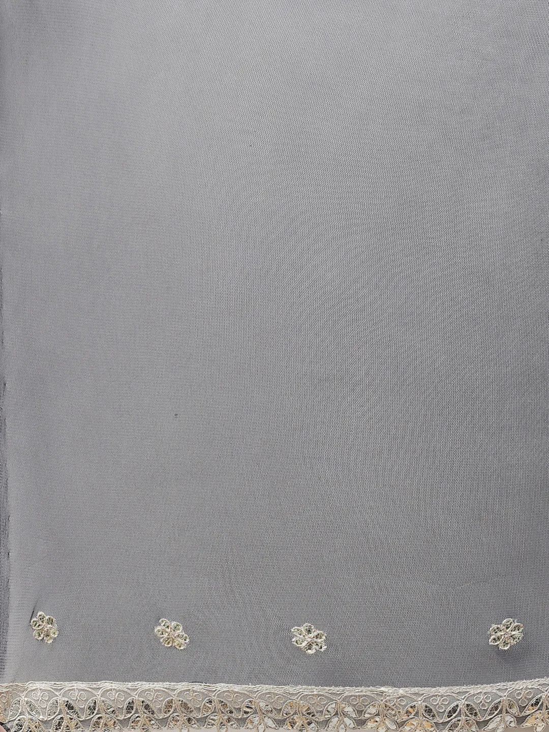 Jashvi Royal Navy Blue Velvet Zardozi work Embroidered Kurta Pant With Net Dupatta set