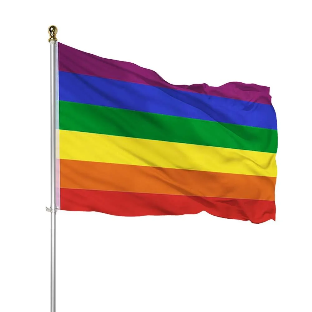 Jetlifee 3x5 FT Rainbow Flag Flags with Sturdy Brass Grommets