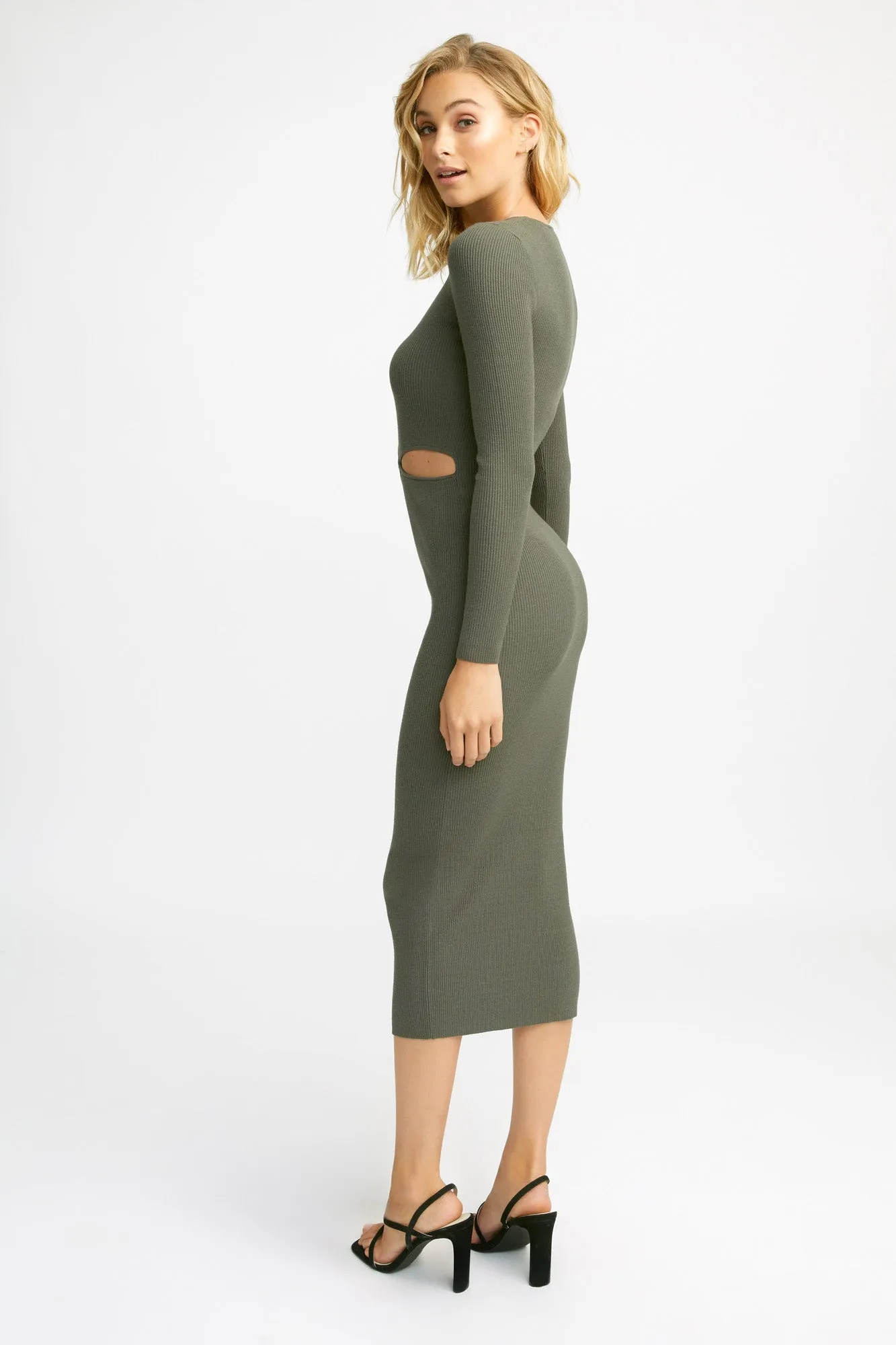 Lola Long Sleeve Cut Out Dress