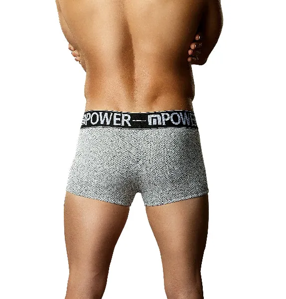 Male Power Mini Pouch Short Grey