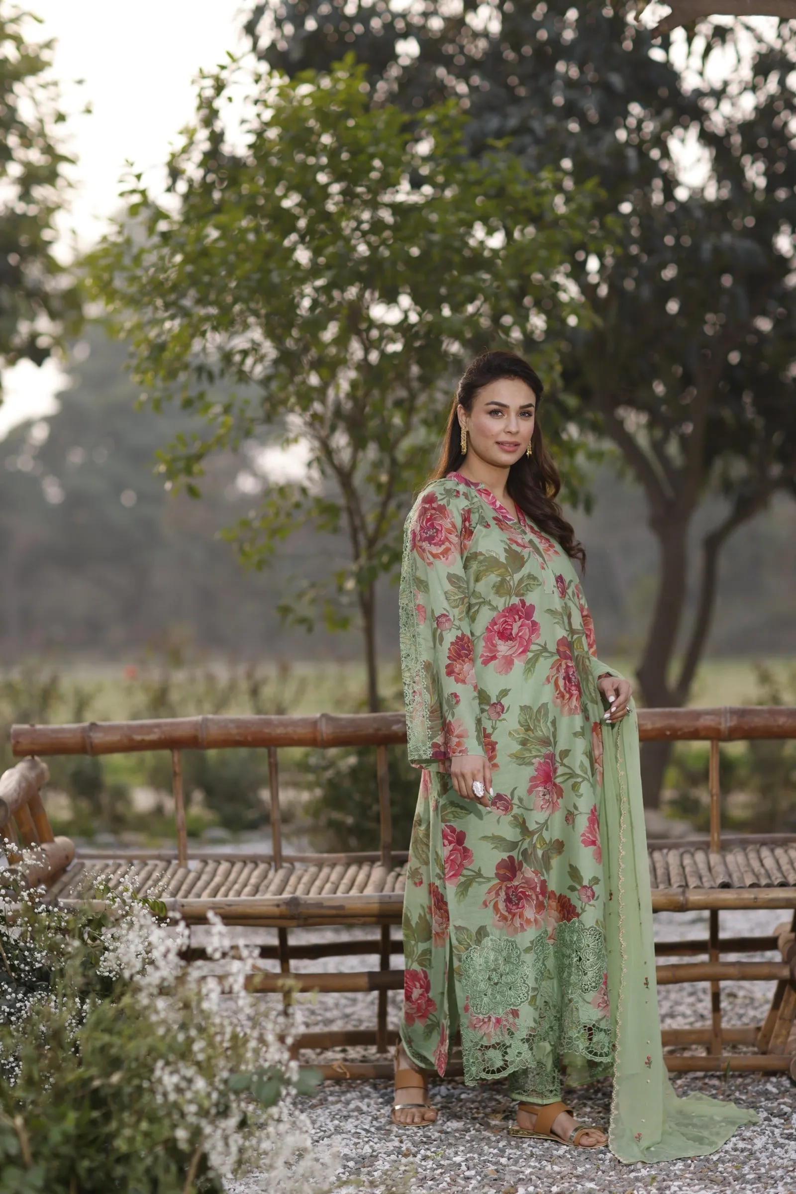 Manara by Maria Asif Baig - Vintage Flora Lawn Collection – OHARA