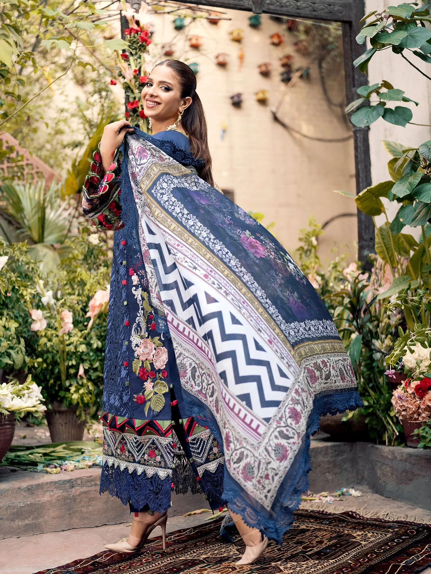 Maryam Hussain Luxury Lawn Collection 2023 – ZIMMEL