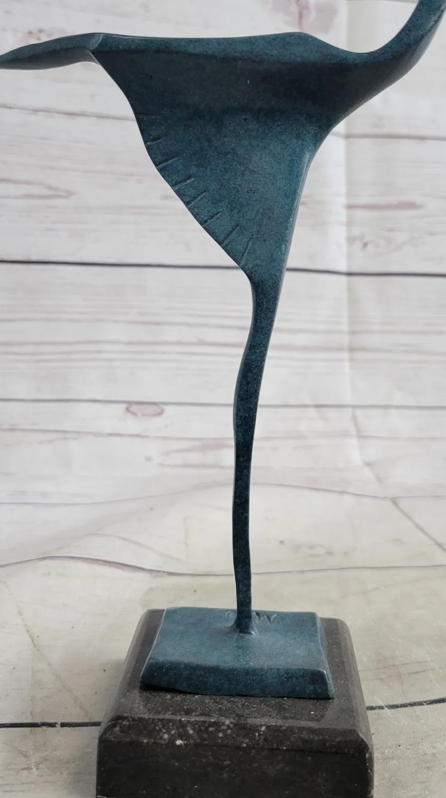 Milo`s Abstract Woman Sculpture: Handmade Bronze Art with Special Patina - Fine Art Collectible