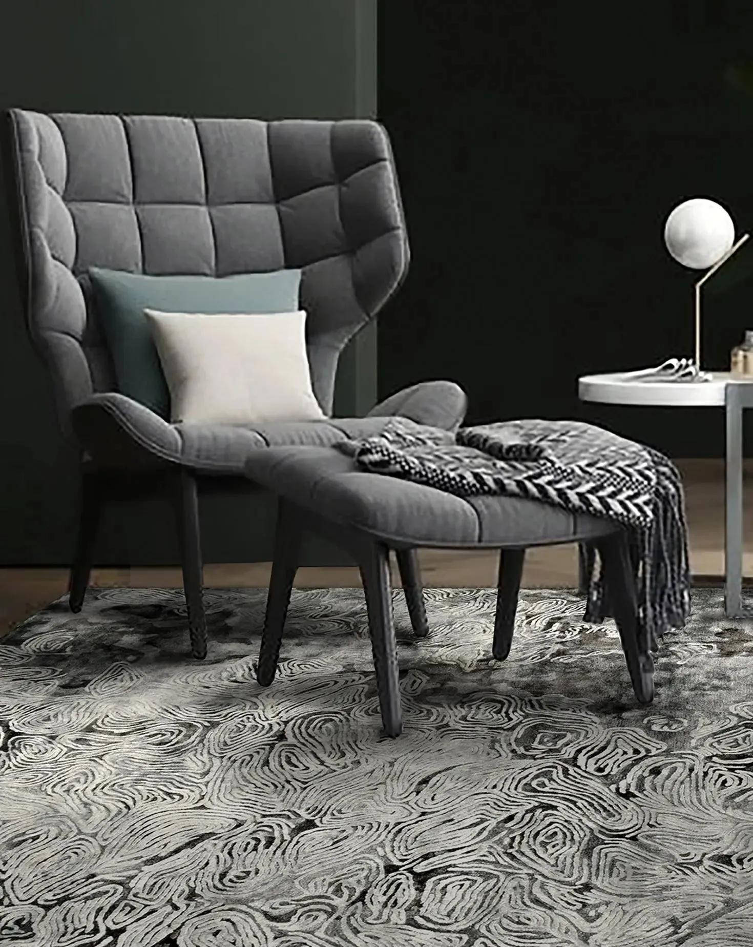 Onega Silver Taupe Rug