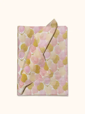 Pink and Gold Balloons Tissue Paper