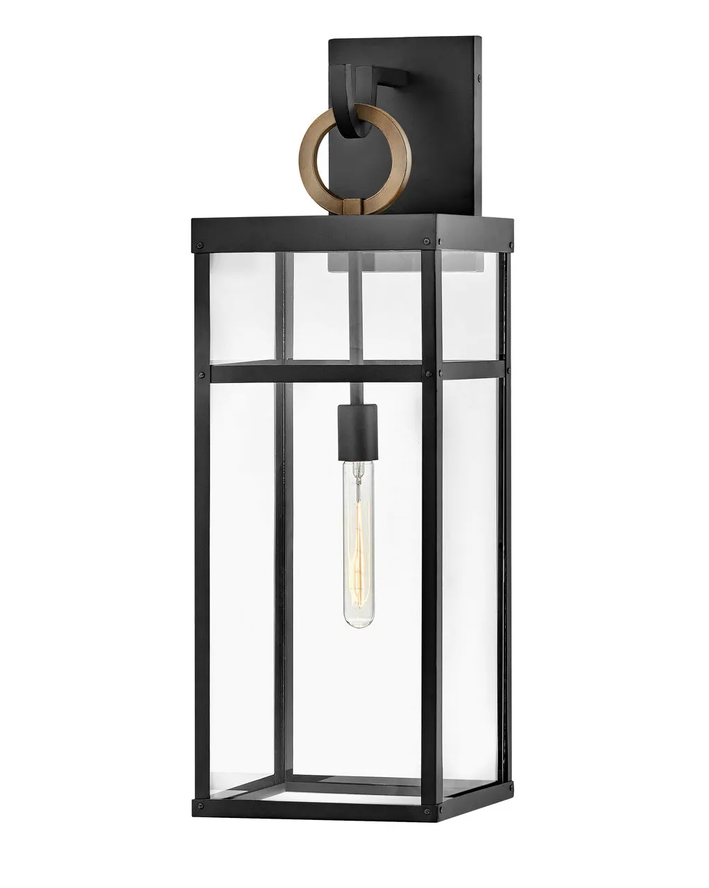 Porter OUTDOOR - Extra Large Wall Mount Lantern - 2807BK-LL