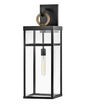 Porter OUTDOOR - Extra Large Wall Mount Lantern - 2807BK-LL