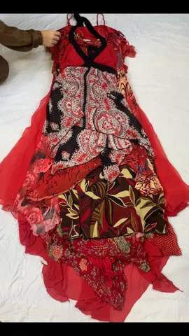 Red Hot Y2K Poly Dress – Bold & Beautiful (GRV-10-274)