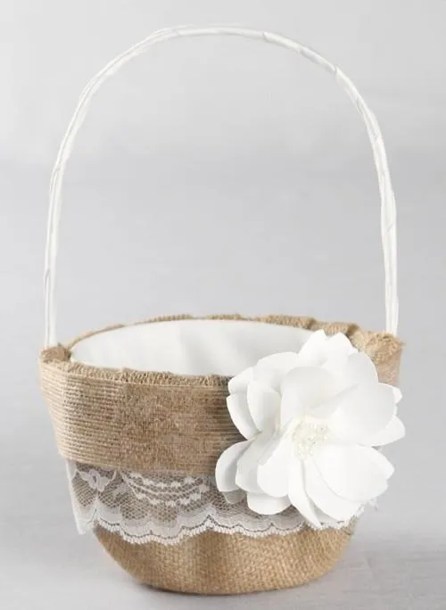 Rustic Garden Flower Basket