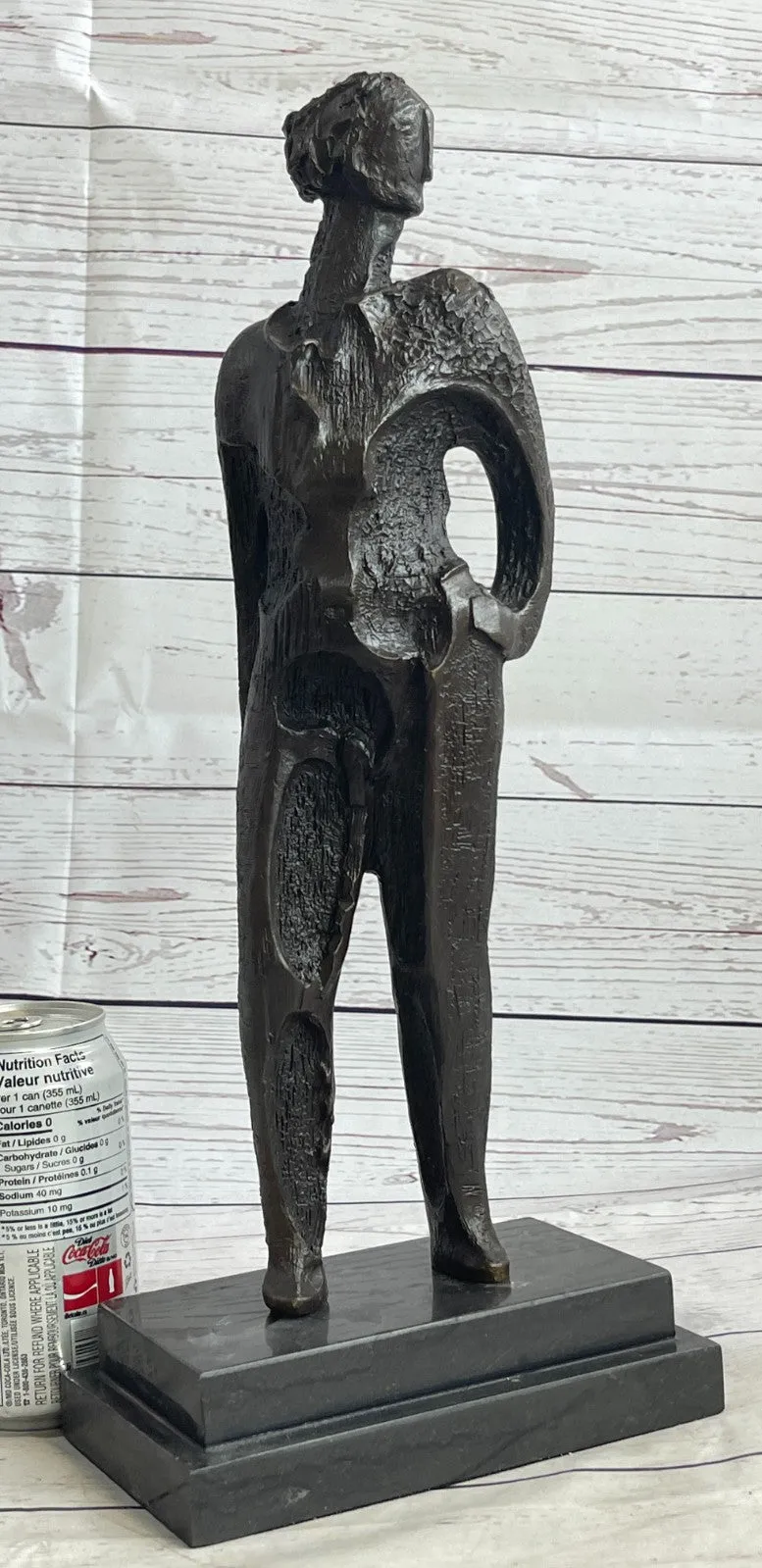 Salvador Dali Modern Art Resting Girl Bronze Bust Statue Sculpture Figure Decor