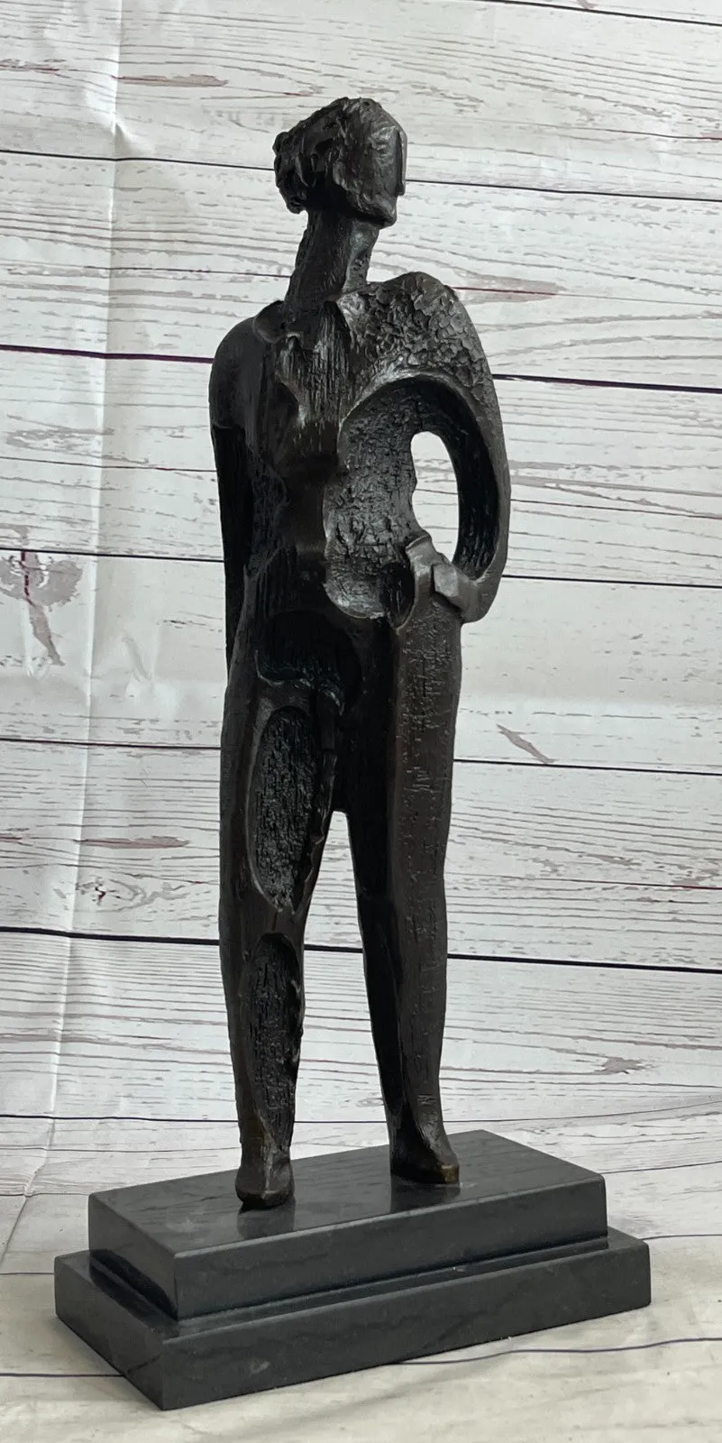 Salvador Dali Modern Art Resting Girl Bronze Bust Statue Sculpture Figure Decor
