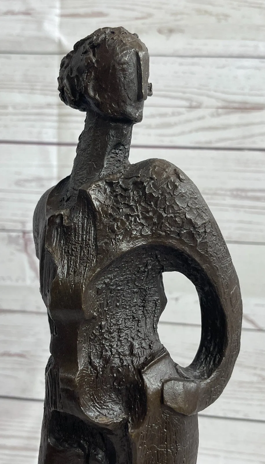 Salvador Dali Modern Art Resting Girl Bronze Bust Statue Sculpture Figure Decor