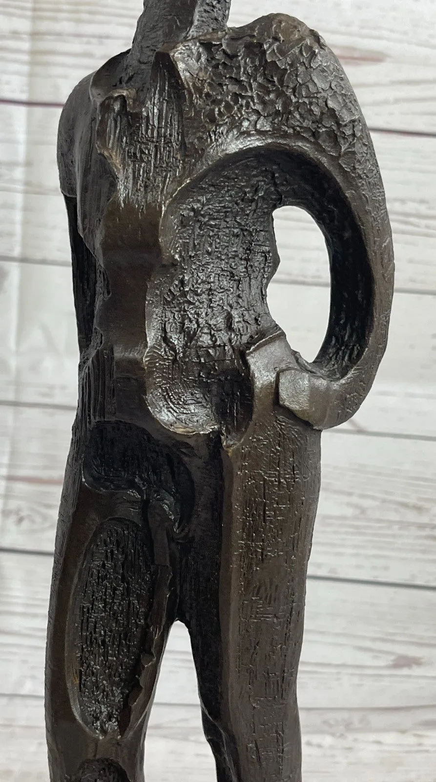 Salvador Dali Modern Art Resting Girl Bronze Bust Statue Sculpture Figure Decor