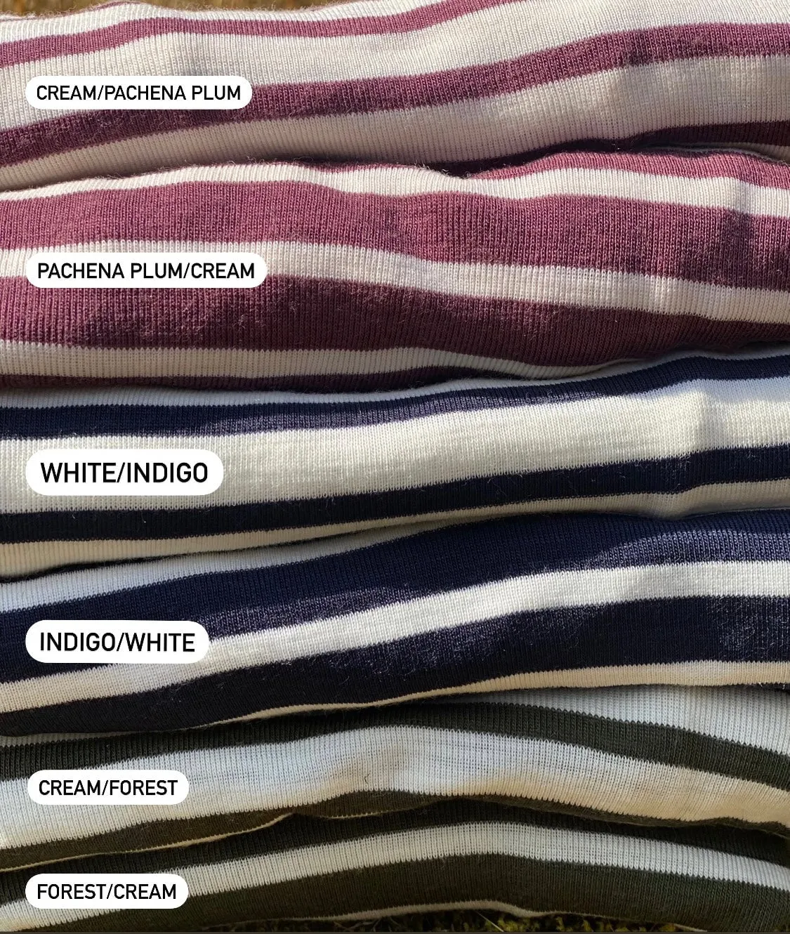 Scoop Top in Stripes