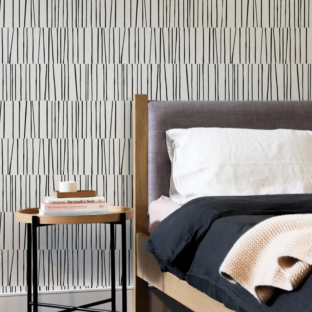 Shift Peel and Stick Wallpaper By Bobby Berk