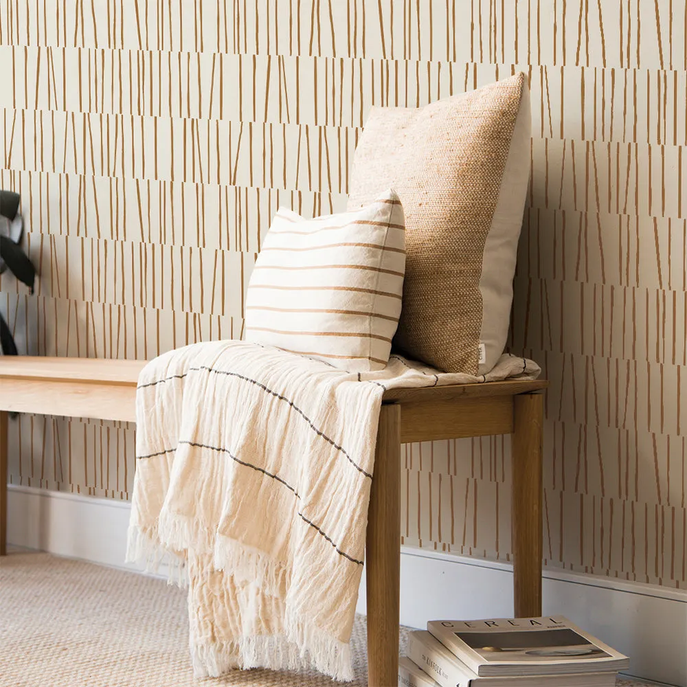 Shift Peel and Stick Wallpaper By Bobby Berk
