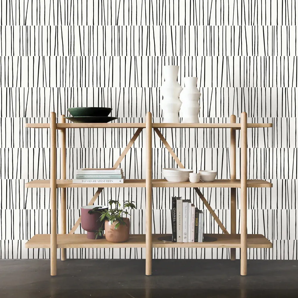 Shift Peel and Stick Wallpaper By Bobby Berk