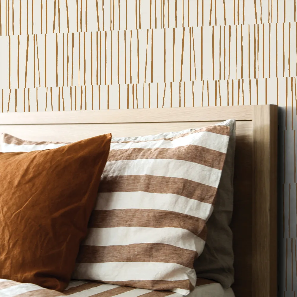 Shift Peel and Stick Wallpaper By Bobby Berk