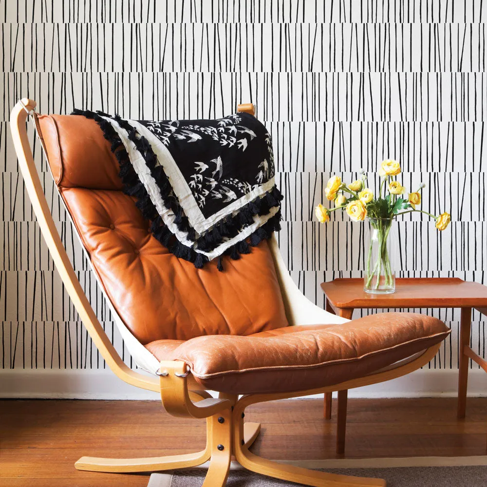Shift Peel and Stick Wallpaper By Bobby Berk