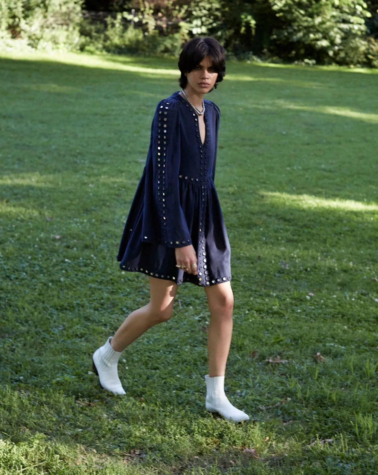 Silvie Midnight Mirror Dress