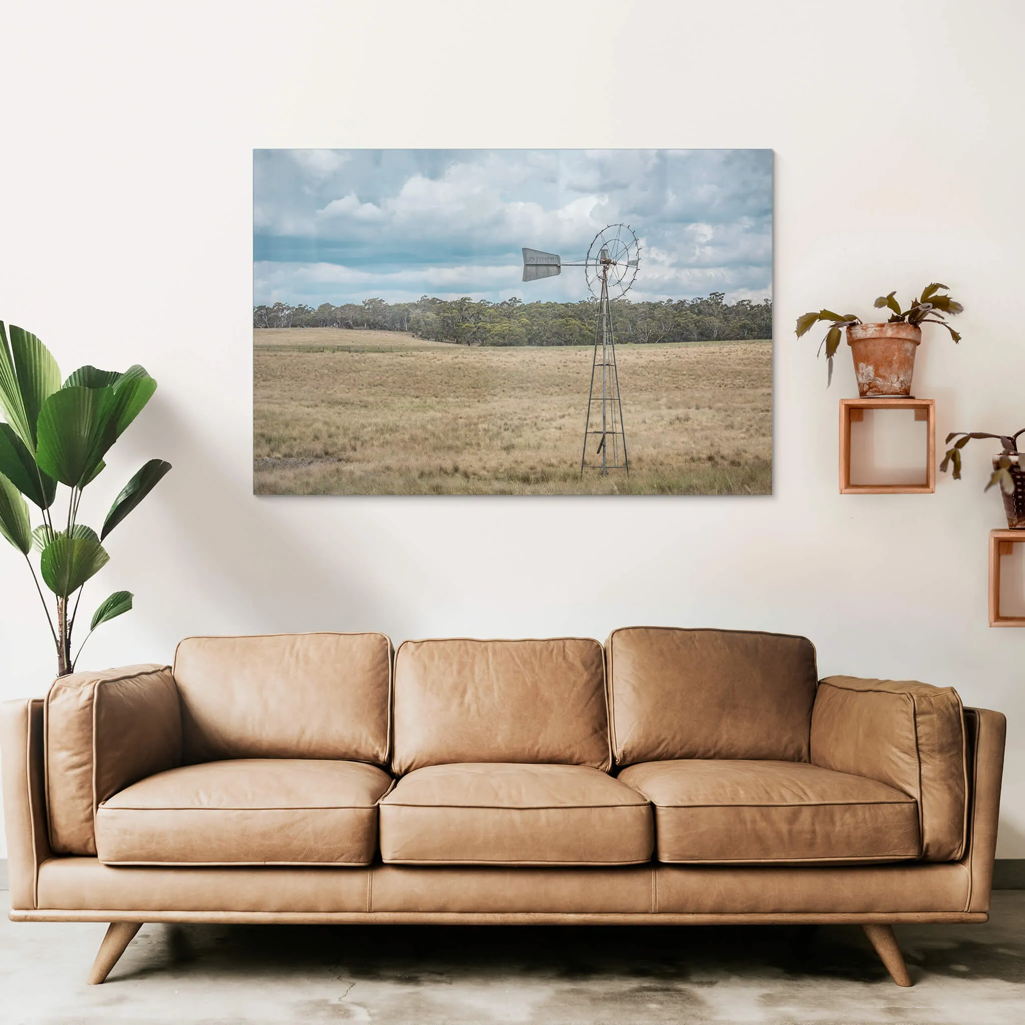 Snowy Mountains Windmill | Landscapes