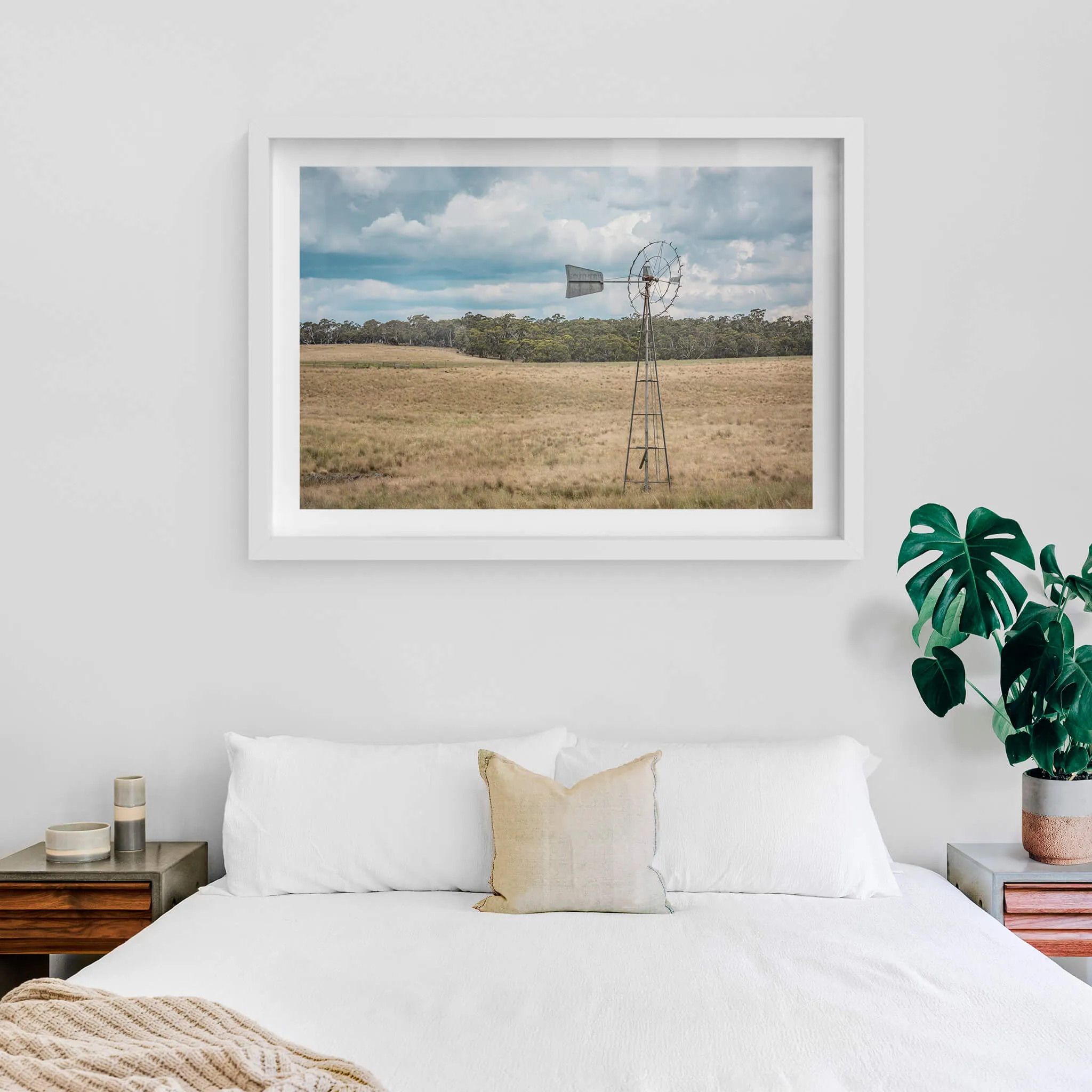 Snowy Mountains Windmill | Landscapes