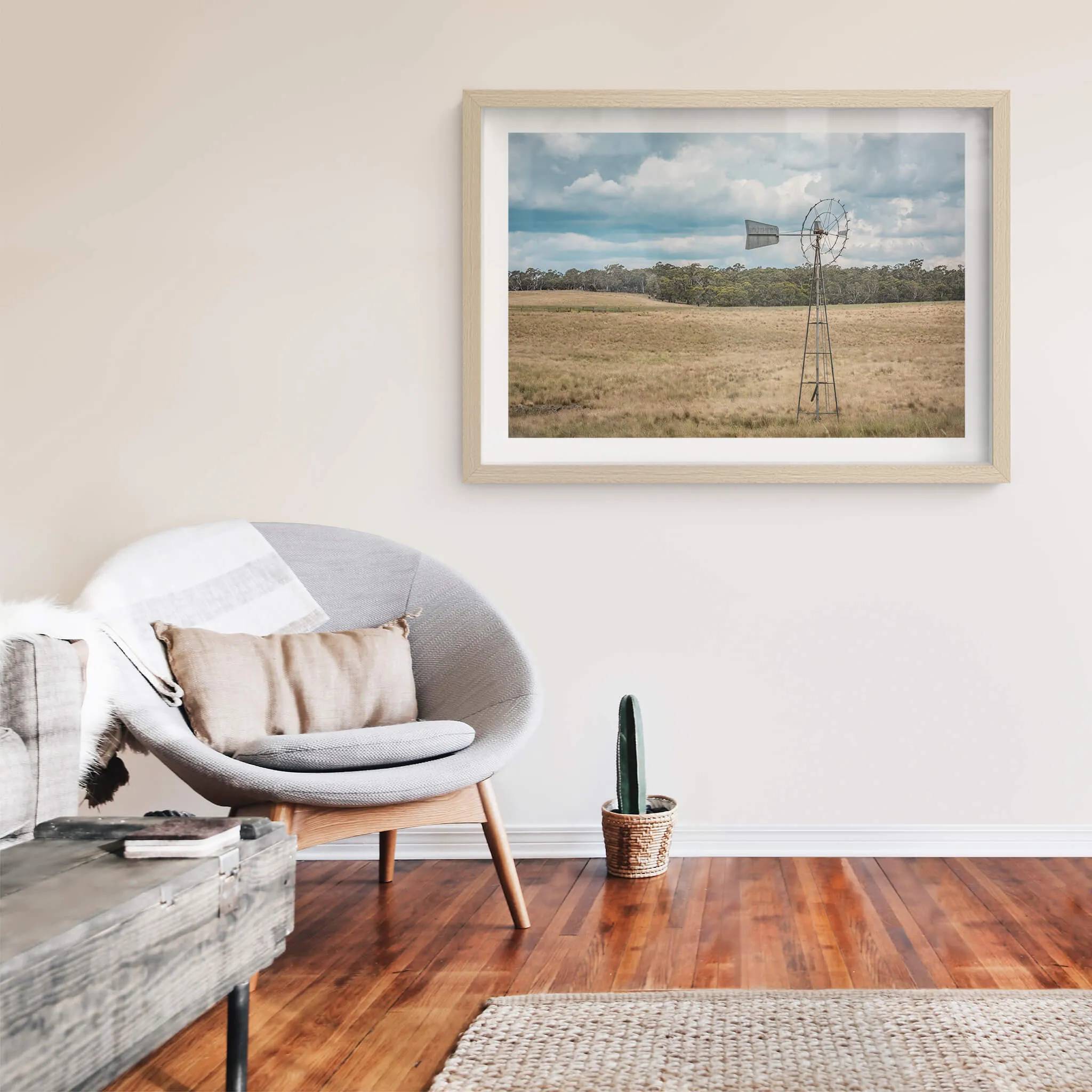 Snowy Mountains Windmill | Landscapes