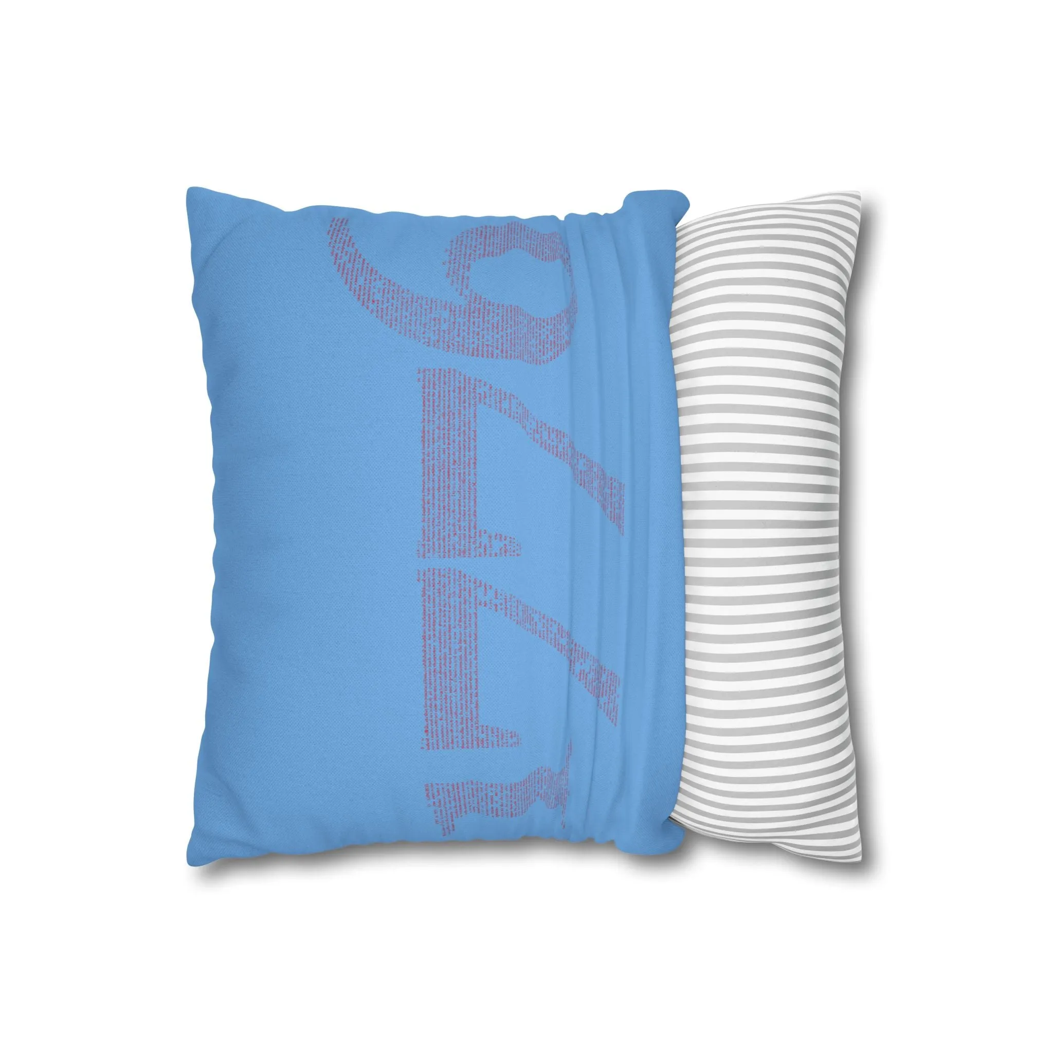 Spun Polyester Square Pillowcase