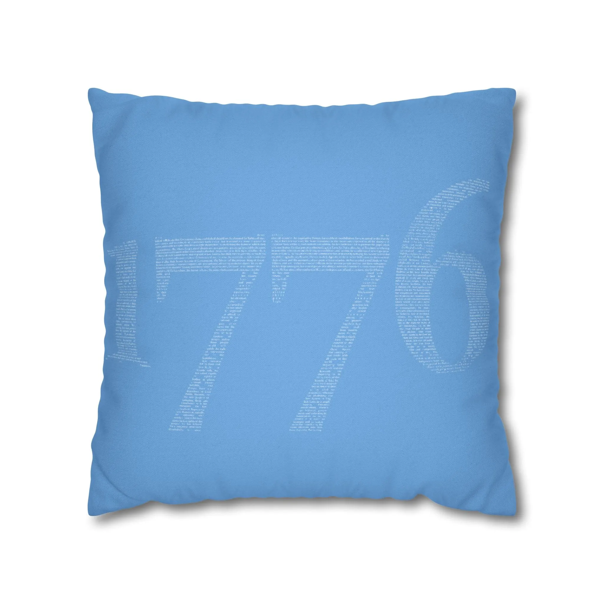 Spun Polyester Square Pillowcase
